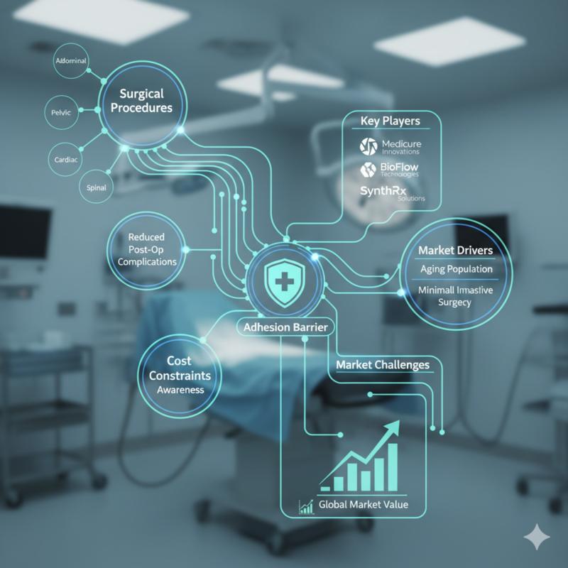 United States Adhesion Barrier Market Set for Explosive Growth: Innovations Driving Safer Surgeries 2025 | Major key players - Becton, Dickinson, and Company, Anika Therapeutics.
