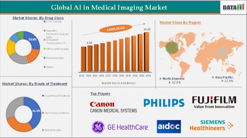 United States AI in Medical Imaging Market valuation $11.25 billion by 2033 - Exclusive Report by DatamIntelligence