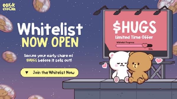 $100 in This Presale Crypto Could Turn Into $23K: Don't Miss Milk & Mocha ($HUGS) Whitelisting
