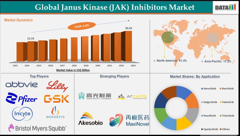 United States Janus Kinase (JAK) Inhibitors Market valuation $30.65 billion by 2033 - Exclusive Report by DatamIntelligence