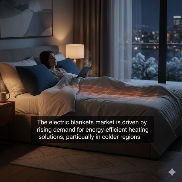 How is the Need for Energy-Efficient Warmth Boosting the Electric Blankets Market?
