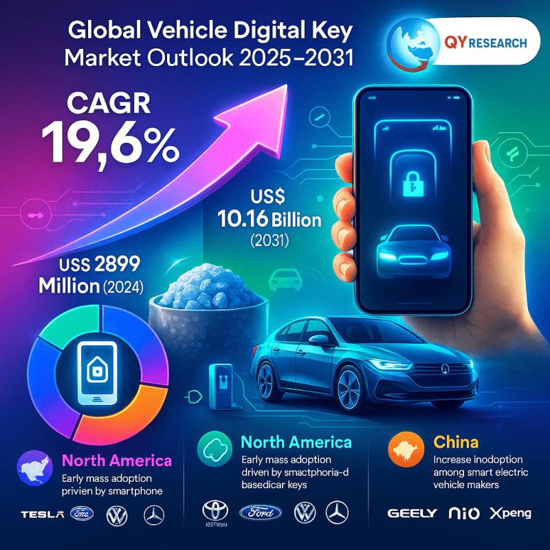 Vehicle Digital Key Market Latest Research Report By Size, Growth, Trends, Key Vendors, Drivers And Forecast 2031 | Marquardt, Bosch, Kostal
