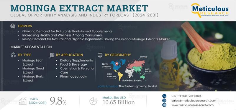 Moringa Extract Market Size, Growth Trends, and Forecast to 2031