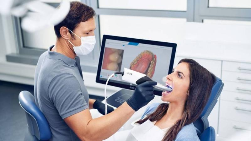 Intraoral Scanner Market is expected to reach USD 1.46 billion by 2034, growing at a 9.9% CAGR