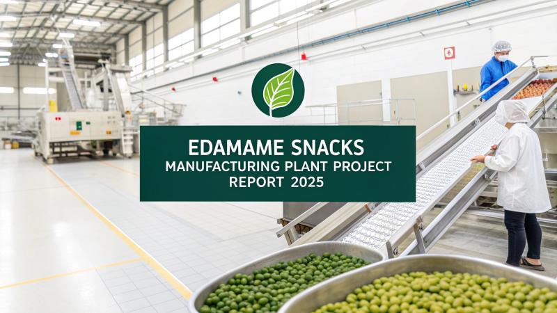 Business Plan for Edamame Snacks Manufacturing Plant: Unit Operations, Raw Materials, and Machinery