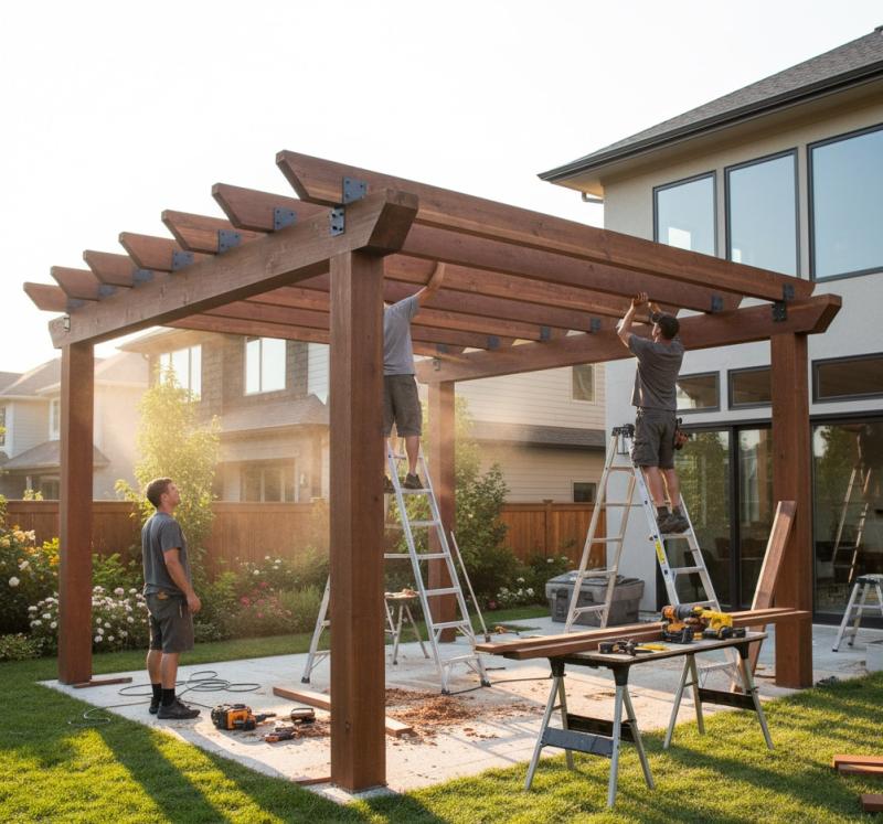 Pergola Building Market Hits New High | Custom Pergolas, Backyard Retreats, Pergola Builders