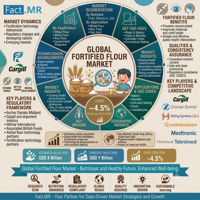 Fortified Flour Market to Reach USD 8.37 Billion by 2036, Germany