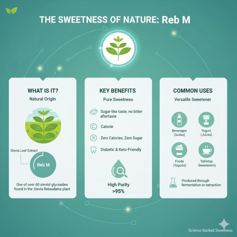 United States Reb M Market is expected to reach US$ 107.75 Million by 2031 | Major key players - Ingredion Incorporated, Cargill, Incorporated, SweeGen, Inc.
