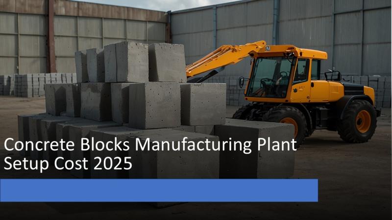 Concrete Blocks Manufacturing Plant Setup | Project Report 2025, Machinery Cost, and Business Plan