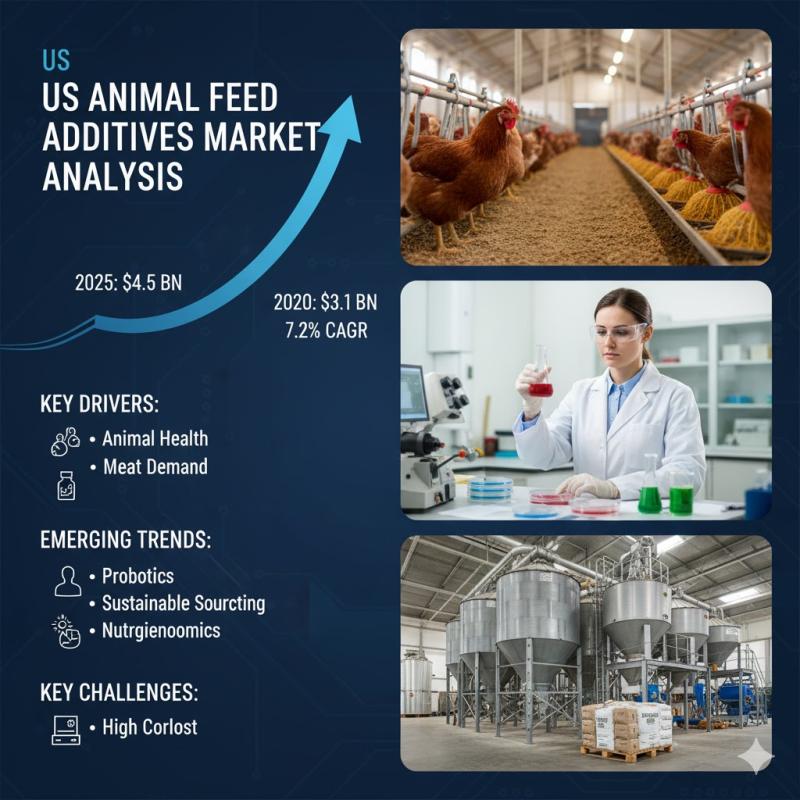 US Animal Feed Additives Market to Reach USD 31.17 Billion by 2035 Driven by Sustainable Nutrition Focus