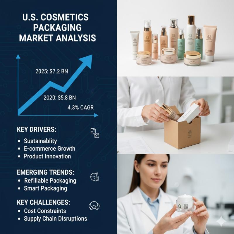 U.S. Cosmetics Packaging Market Size to Reach US$ 2.74 Billion by 2030 with Focus on Sustainability and Innovation