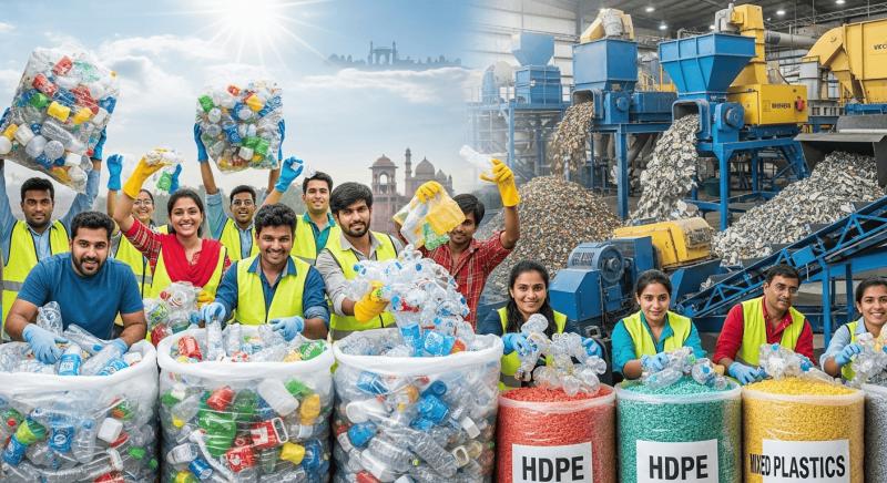 India Waste Plastic Recycling Market Trends, Growth, and Forecast 2025-2033