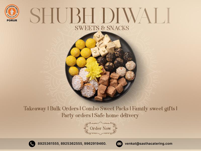 Sastha Catering Services Launches Diwali Online Sweets and Snacks