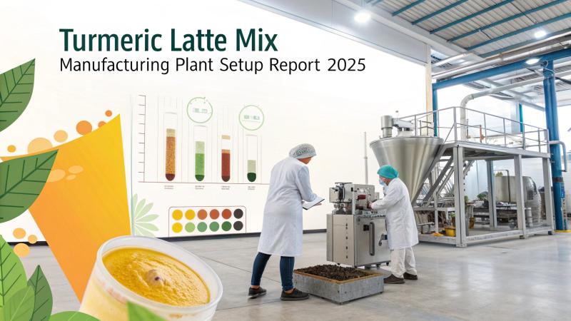 Turmeric Latte Mix Manufacturing Plant Project Report 2025: Machinery Details, Industry Trends and Cost Involved
