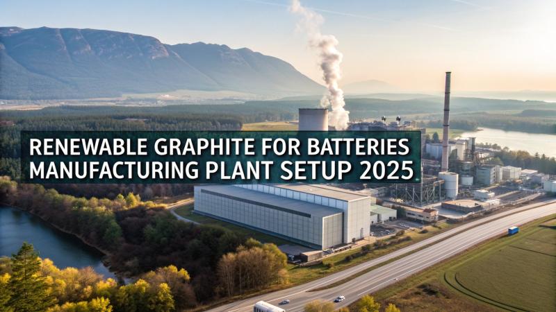 Renewable Graphite for Batteries Manufacturing Plant Project Report 2025