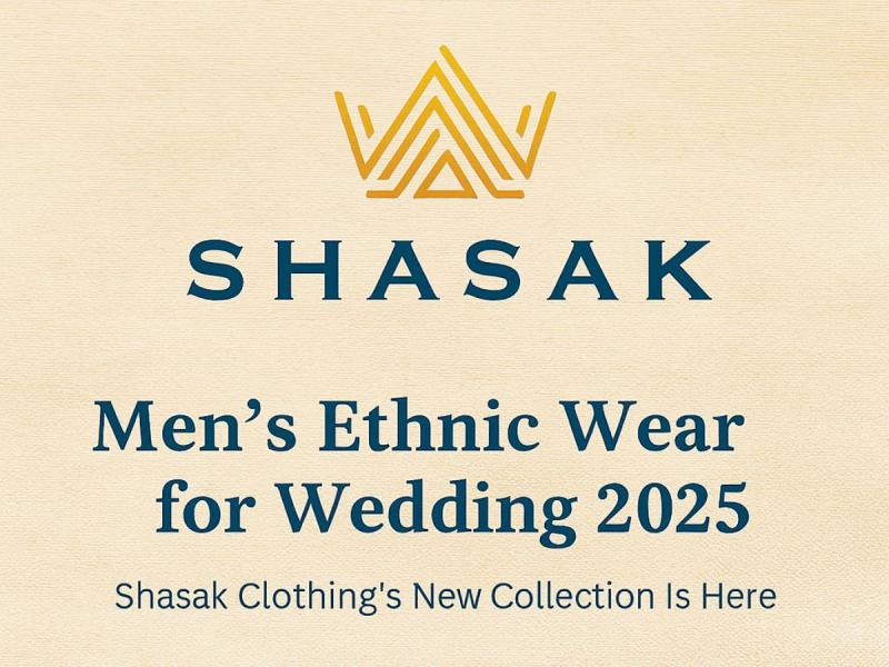 Redefine tradition with Shasak Clothing's new wedding collection - elegant, modern, and made for every celebration.