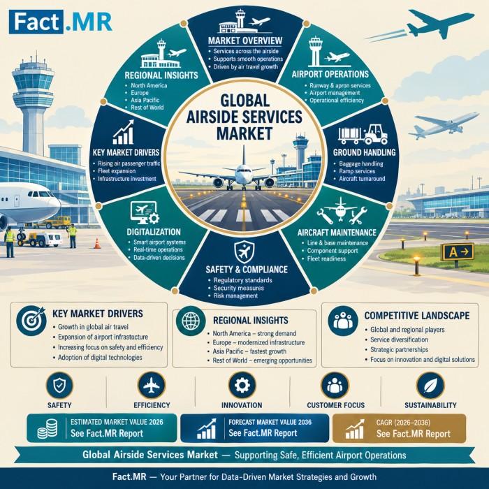 Airside Services Market to Reach USD 39.0 Billion by 2036 at 6.3%