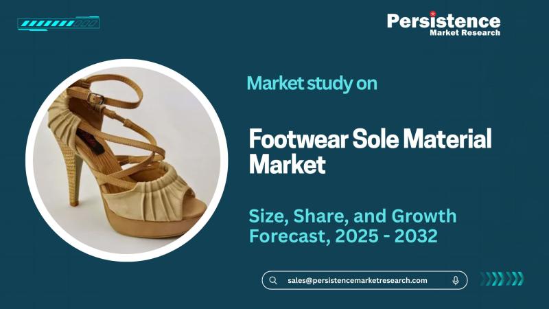 Footwear Sole Material Market to Achieve US$39.3 Billion by 2032, - Persistence Market Research