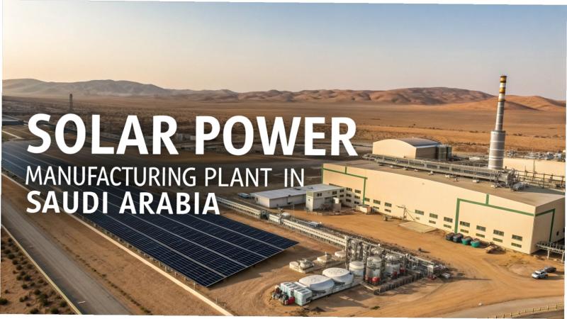 Solar Power Manufacturing Plant Setup in Saudi Arabia, Industry Trends and Business Plan