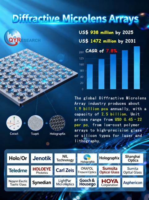 Diffractive Microlens Arrays Market Size, Trends, Growth: Global Forecast 2025-2031