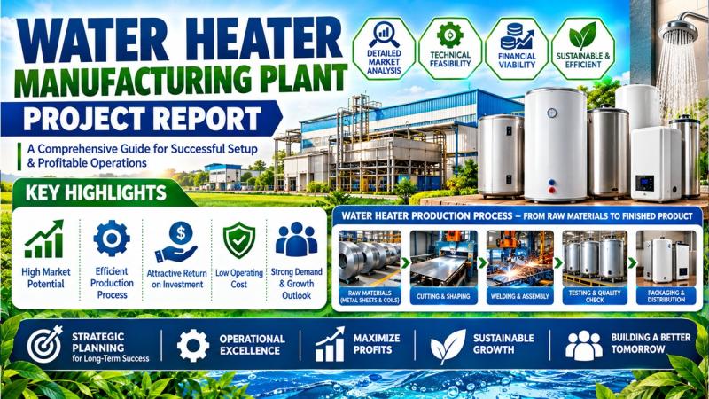 Water Heater Plant Setup Cost 2026: Manufacturing Business