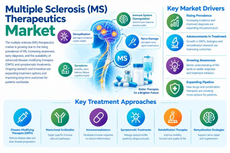 Multiple Sclerosis (MS) Therapeutics Market