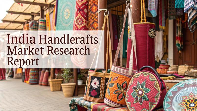 Indian Handicrafts Market: Industry Size to Reach USD 8,198.5 Million by 2033 - Expanding at a CAGR of 6.39%