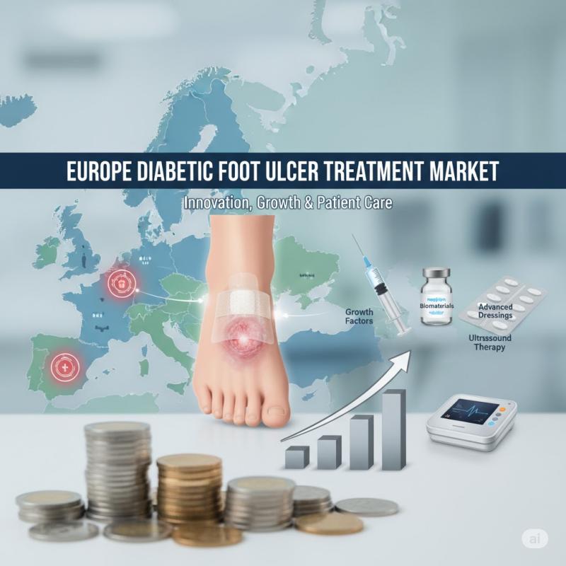 Europe Diabetic Foot Ulcer Treatment Market Valued at USD 1.68 Billion, Growing at 5.62% CAGR by 2030