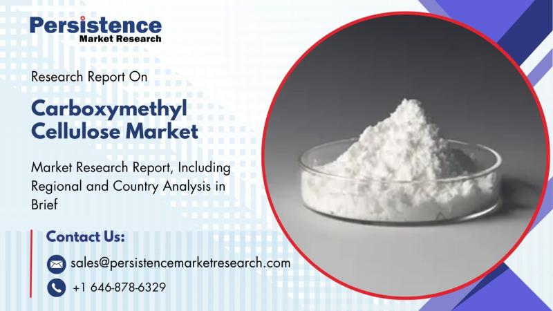 Carboxymethyl Cellulose (CMC) Market to Reach US$ 2.64 Bn by 2032, Driven by Rising Demand in Food & Beverage and Pharma Sectors