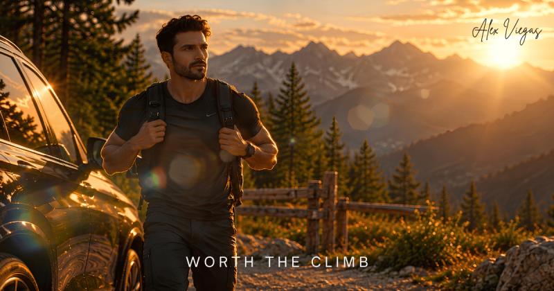 Virtual actor Bryan Stenler stars in the cinematic visual campaign for Alex Viegas' new single, "Worth the Climb."