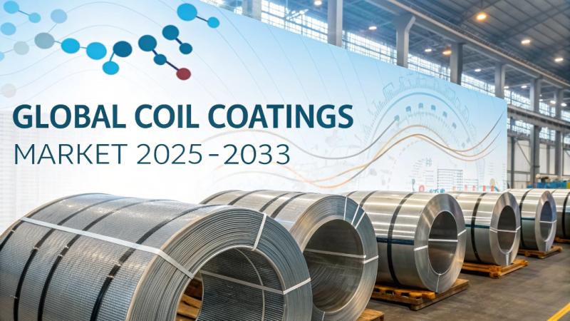 Global Coil Coatings Market Edition 2025: Industry Size to Reach USD 7.0 Billion by 2033, CAGR of 4.41%.