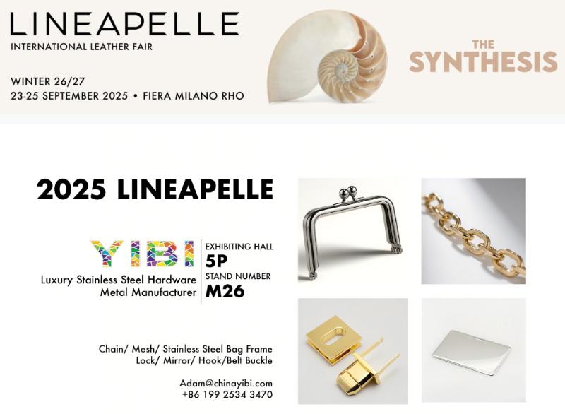 China Best Stainless Steel Leather Hardware Manufacturer at LINEAPELLE