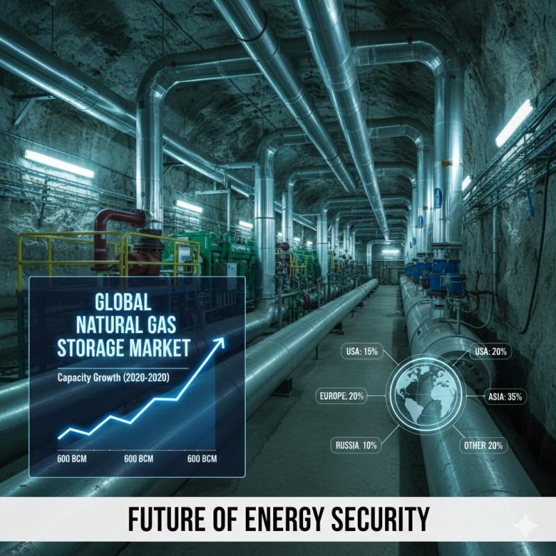 Natural Gas Storage Market Valued at 565.2 BCM in 2024, Projected to Reach 742.3 BCM by 2030