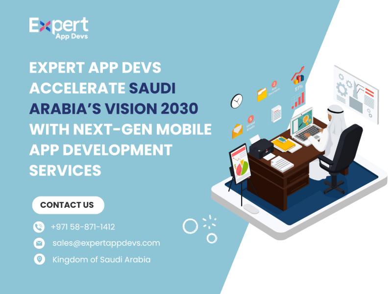 Expert App Devs empowers Saudi Arabia's Vision 2030 with innovative next-gen mobile app development solutions.