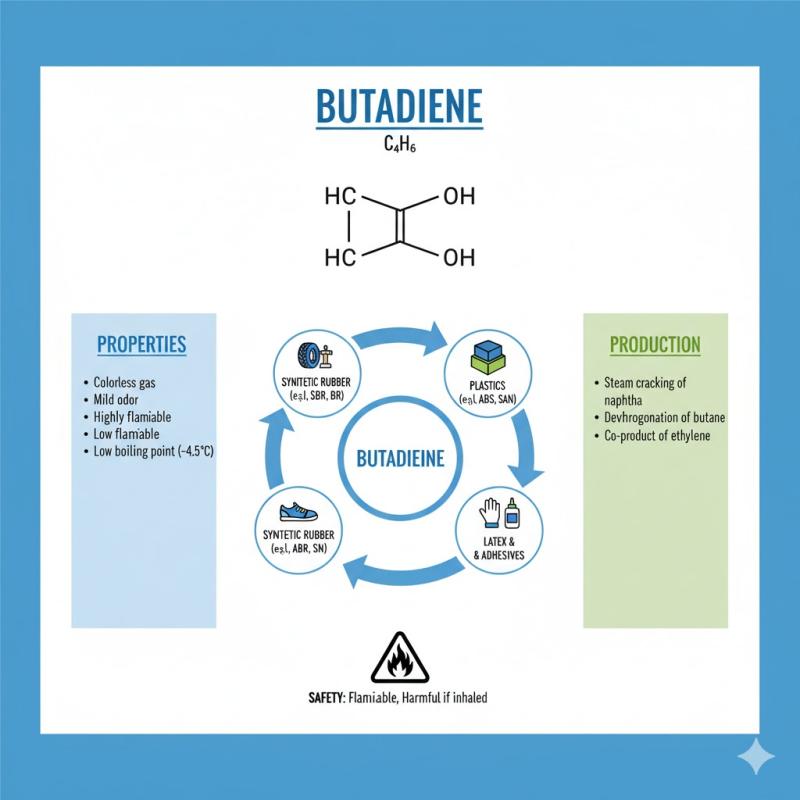 United States Butadiene Market Set to Surge Amid Rising Automotive & Synthetic Rubber Demand 2025 | Major key players - Synthos S.A., TPC Group, Royal Dutch Shell PLC.