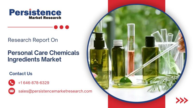Personal Care Chemicals Ingredients Market Forecasted to Expand from US$ 15.5 Billion in 2025 to US$ 21.8 Billion by 2032 at 5.0% CAGR