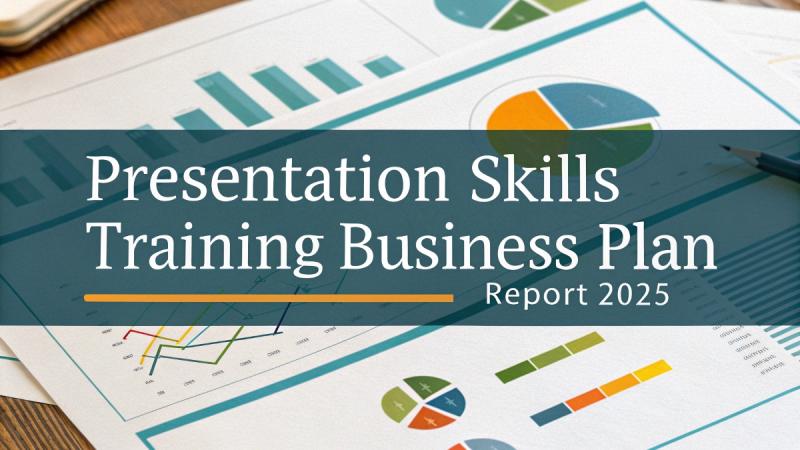 Presentation Skills Training Business Plan with Feasibility Study and ROI Analysis