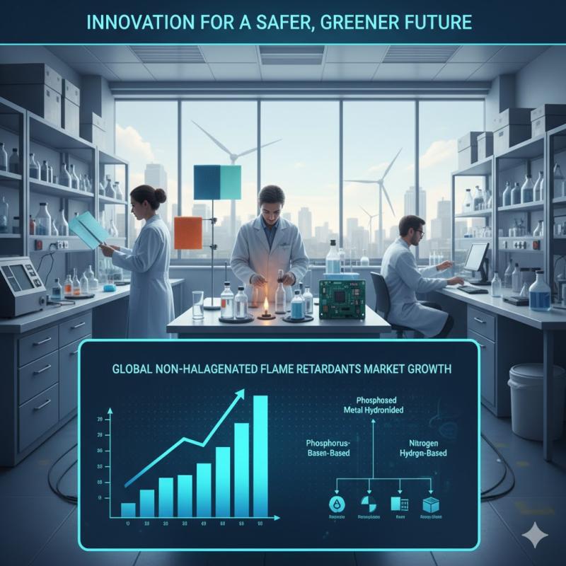 United States Non-Halogenated Flame Retardants Market Set to Surge: Eco-Friendly Fire Safety Solutions Drive Global Demand 2025 | Top key players - Clariant AG, BASF SE, Lanxess AG.