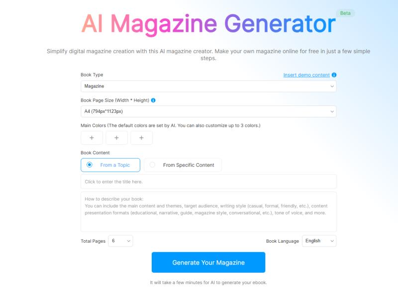 FlipHTML5 Offers an AI Magazine Maker Free for Interactive Content Creation