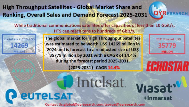 High Throughput Satellites Market Size & Competitive Dynamics: Global Forecast 2025-2031