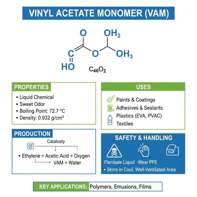United States Vinyl Acetate Monomer Market is expected to reach US$ 15.7 billion by 2031 | Major key players - Celanese Corporation, DuPont, Chang Chun Group.