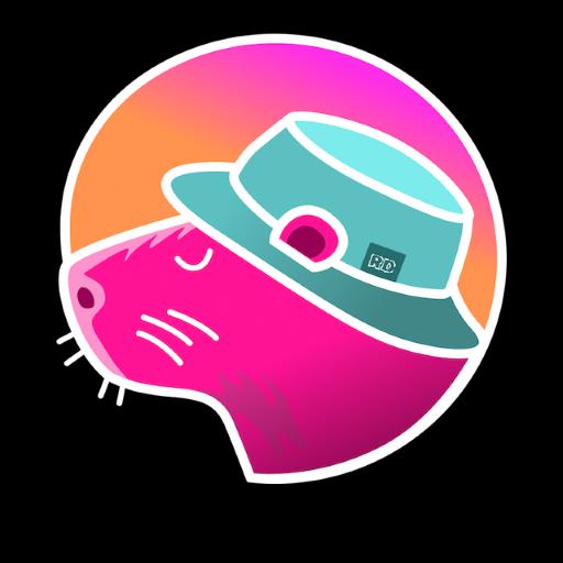 RaveDaddy's logo is a capybara, a chill and social animal known for getting along with all creatures.