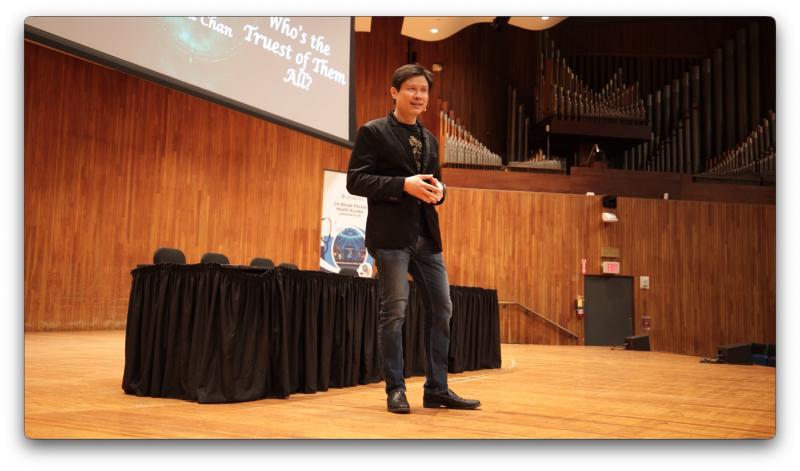 Pistevo Decision CEO Cupid Chan addressed TED Keynote "AI Mirror On The Wall" at Global Health Catalyst Summit at MIT and Harvard