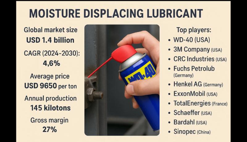 Global and U.S. Moisture Displacing Lubricant Market Report, Published by QY Research.
