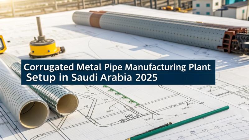 Corrugated Metal Pipe Manufacturing Plant Setup Cost in Saudi Arabia