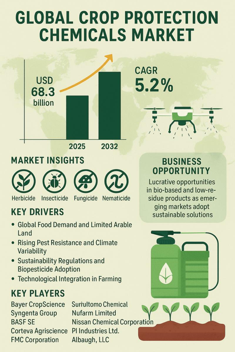 Crop Protection Chemicals Market Poised for Sustainable Growth Amid Rising Global Food Security Demands
