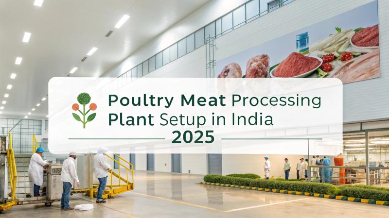 Poultry Meat Processing Plant Setup Cost in India 2025