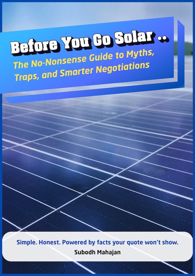 A timely handbook helping homeowners and businesses avoid costly mistakes before installing rooftop solar.