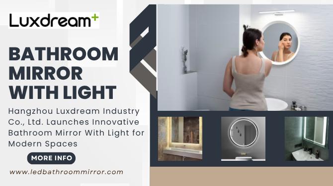 bathroom mirror with light
