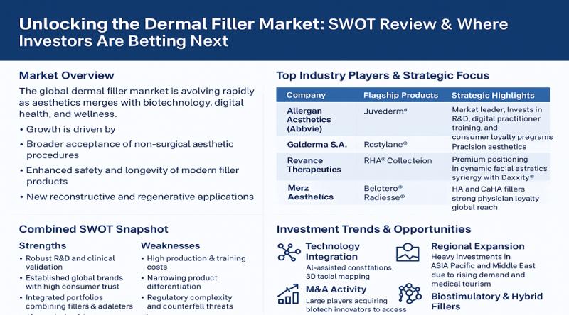 Unlocking the Dermal Filler Market: SWOT Review & Where Investors Are Betting Next